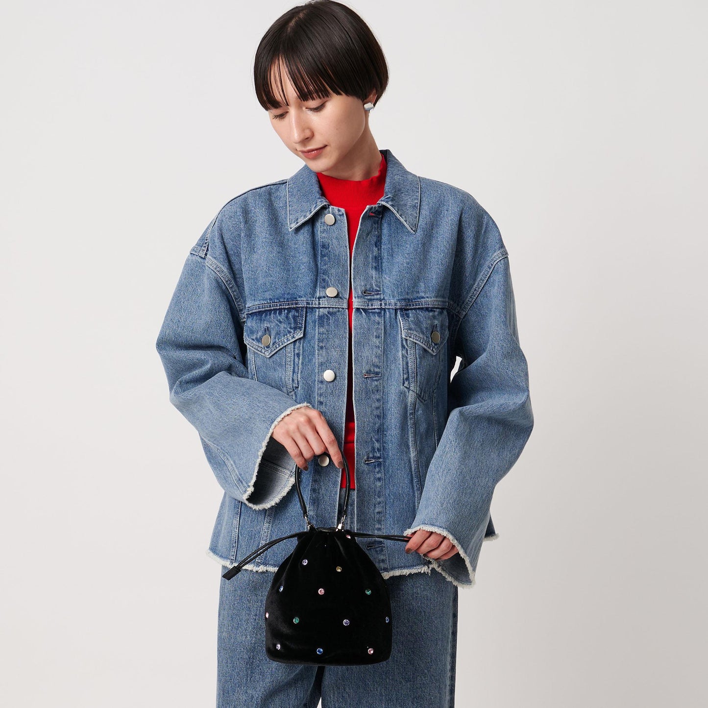 ミックスビジュー ショルダーバッグ