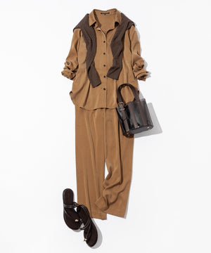 スエーディーサテン シャツ