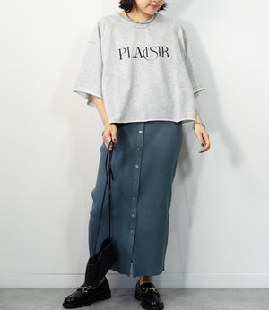 ミニ裏毛ロゴプルオーバー