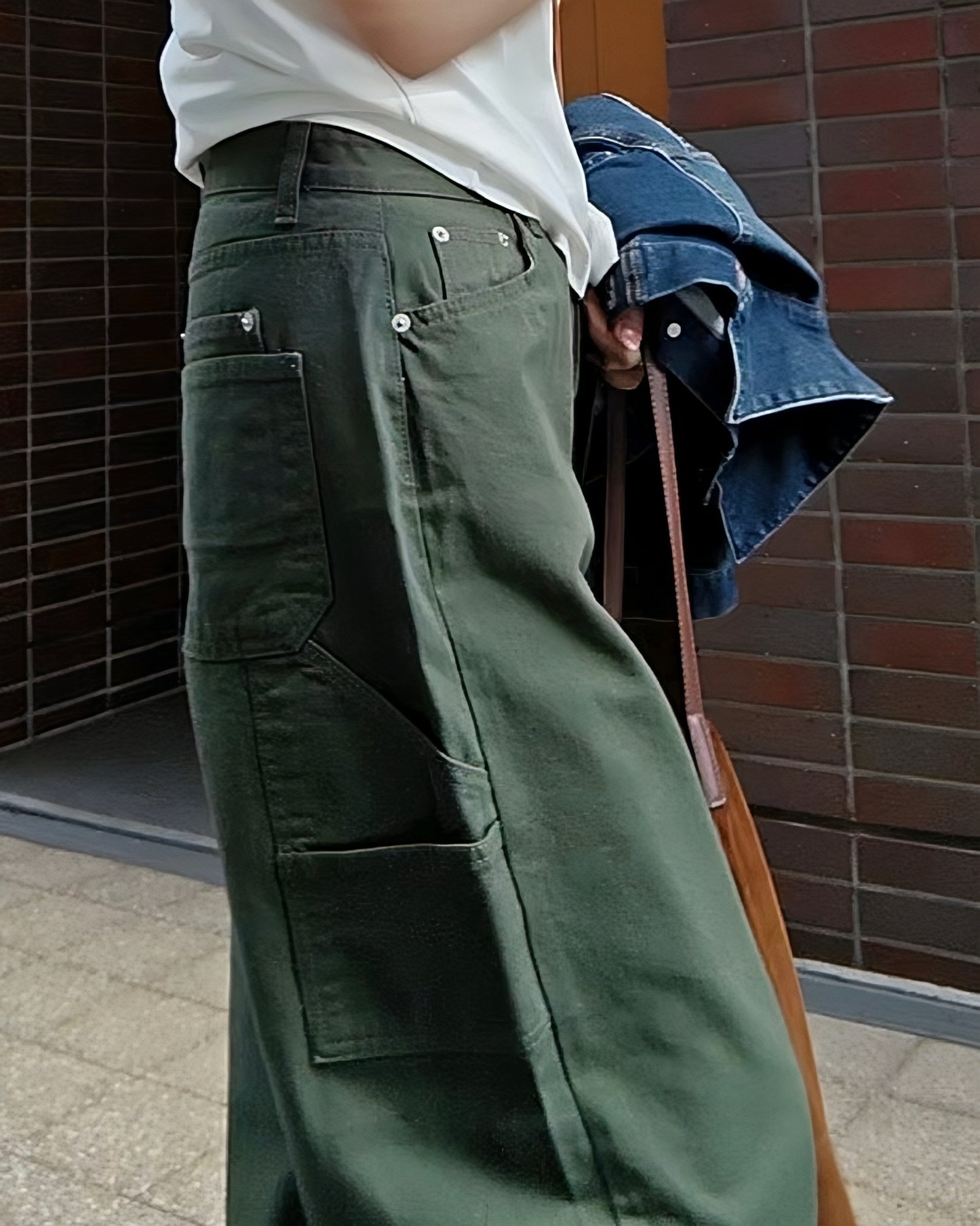 コットンカーペンターパンツ