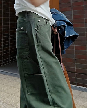 コットンカーペンターパンツ