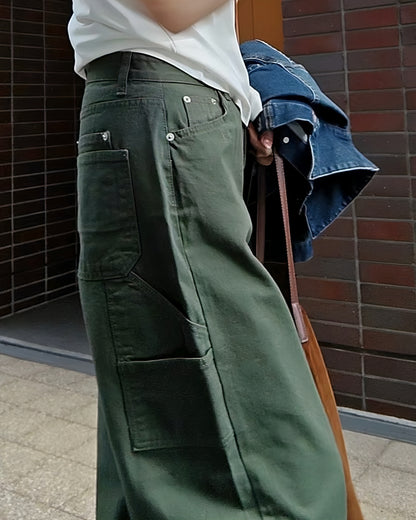 コットンカーペンターパンツ