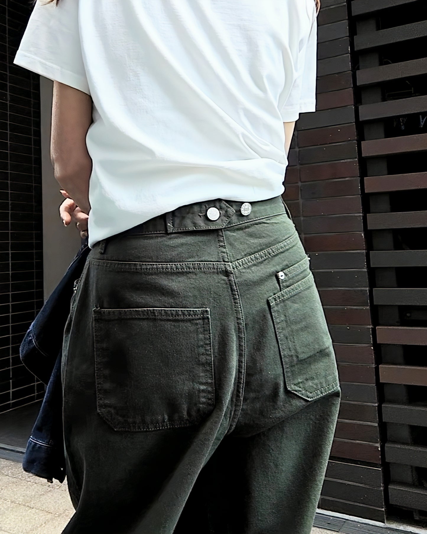 コットンカーペンターパンツ