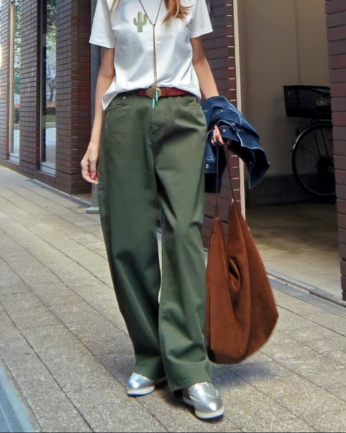 コットンカーペンターパンツ