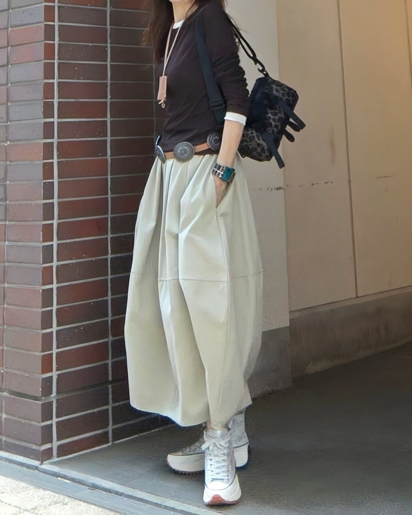 バルーンコットンスカート