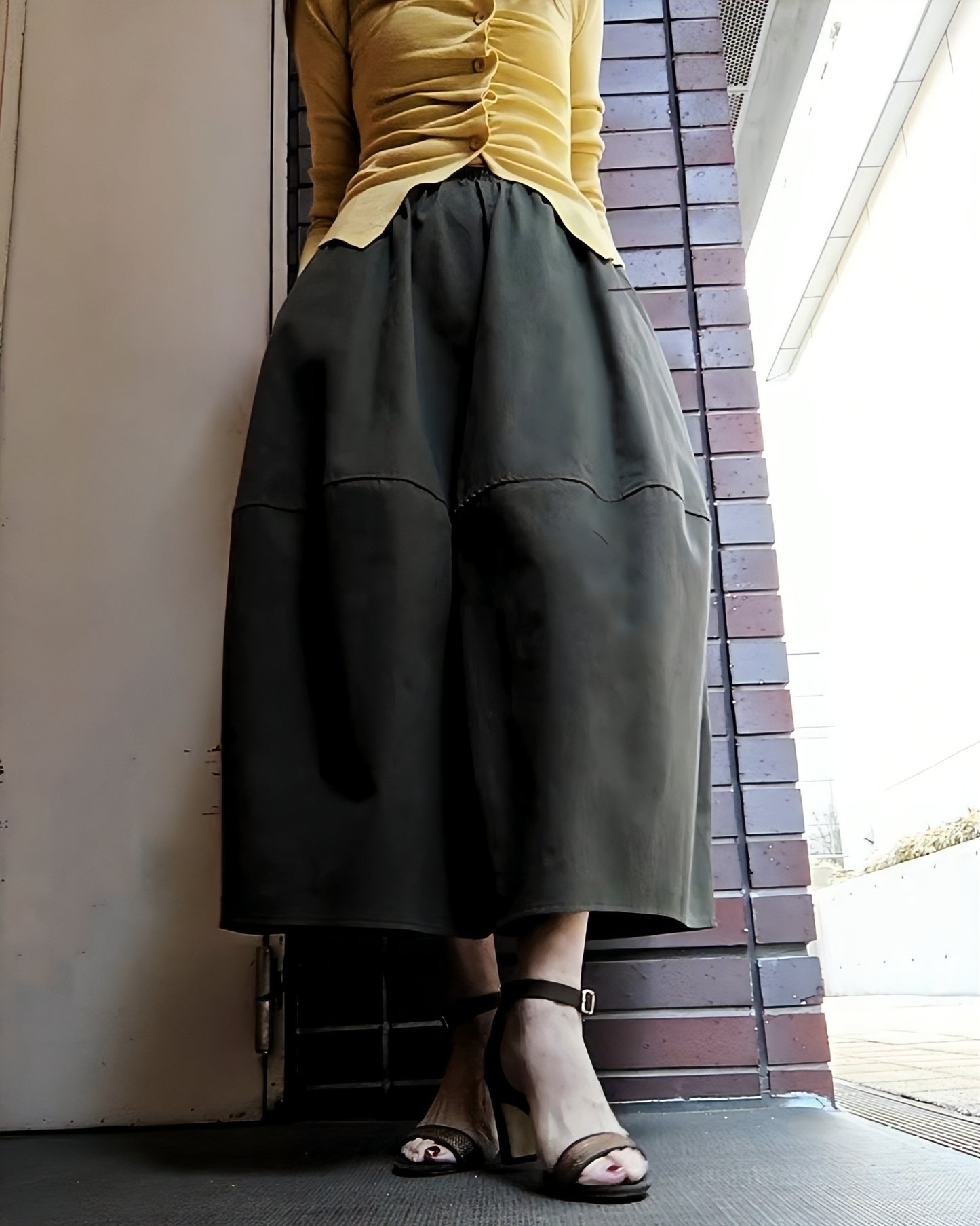 バルーンコットンスカート