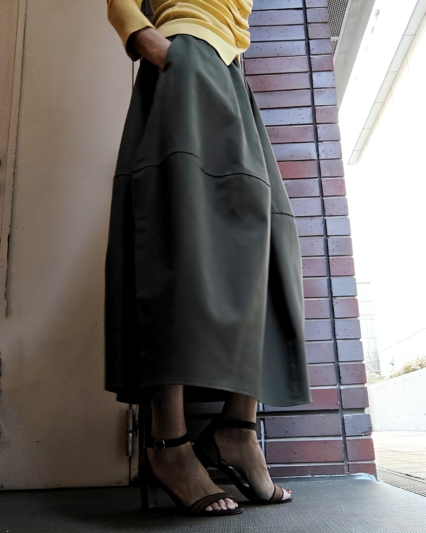 バルーンコットンスカート