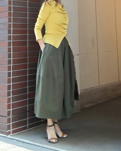 バルーンコットンスカート