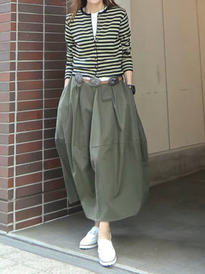 ボーダーカーディガン
