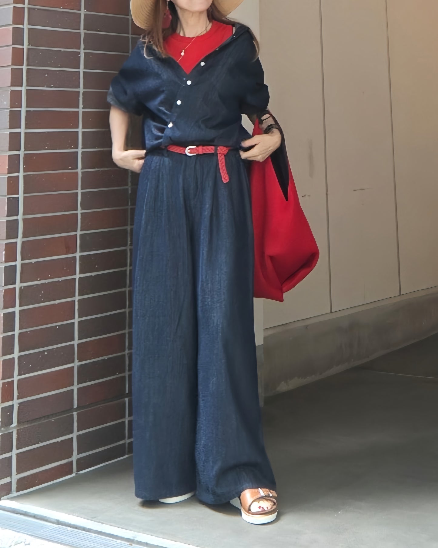 レザーメッシュベルト