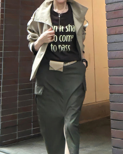 メッセージロゴオーバーサイズロンT