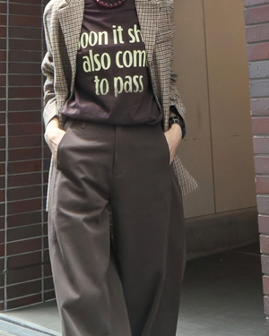 コットンカーブパンツ