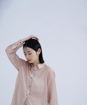 シアーオーバーシャツ