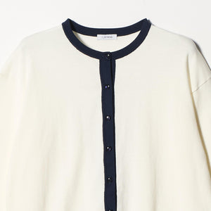 ＜1_OF MINE＞クルーネック ニット カーディガン