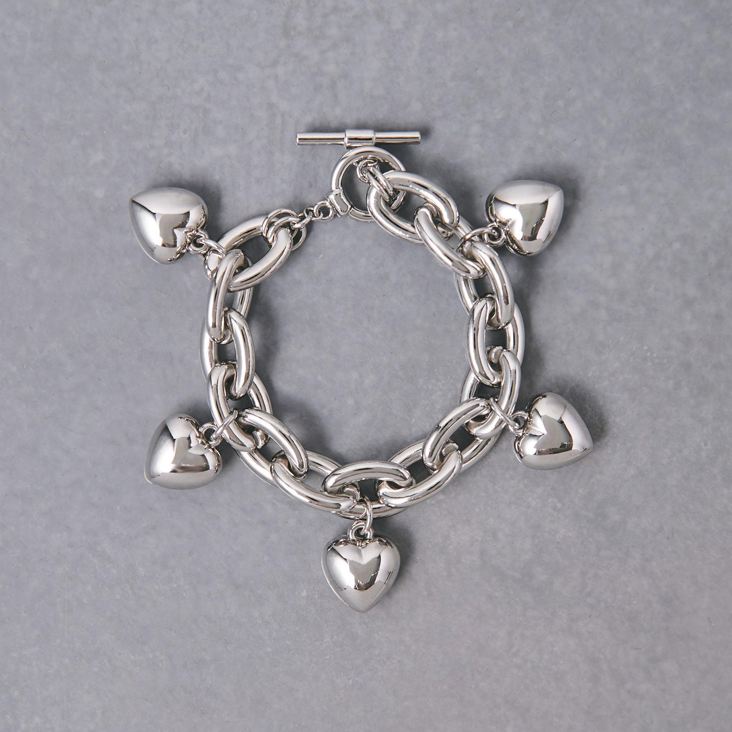 ハートチェーン ブレスレット