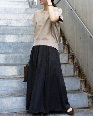 ボックスタックフレアスカート