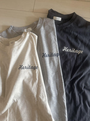 HaritageロゴバックプリントT