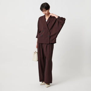 シアー ドルマン ブラウス ジャケット ウォッシャブル