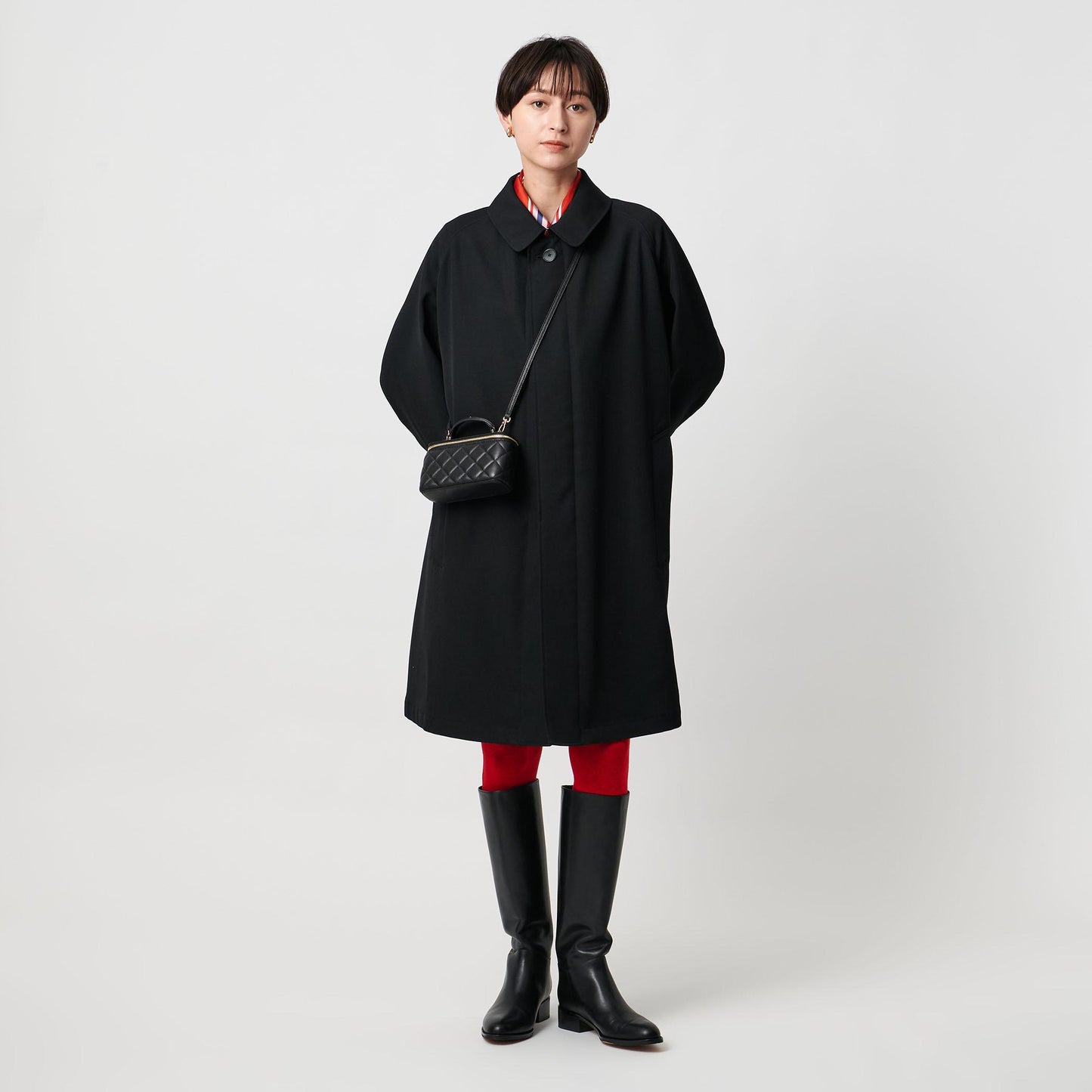 バックジップ ロングブーツ