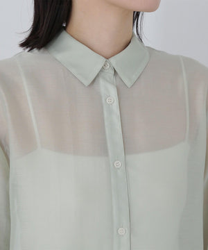 シアーオーバーシャツ