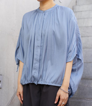 ギャザーモーフドルマンブラウス