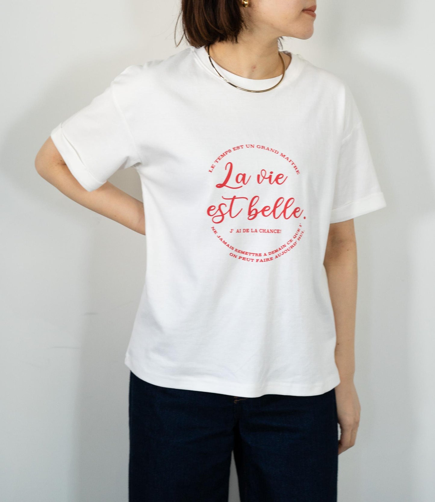 クールタッチLa vie est belleTシャツ