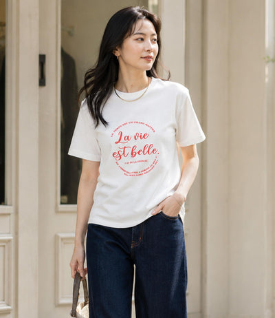 クールタッチLa vie est belleTシャツ