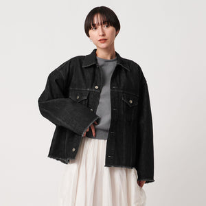 カットオフ デニムジャケット