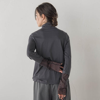 ウォッシャブルベア天竺カットソー≪洗濯機で洗える≫