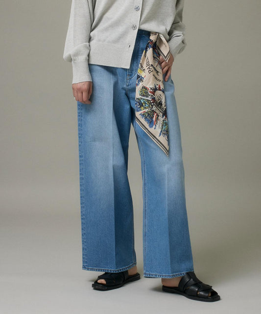 デニムワイドパンツ