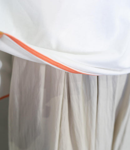 ポイントカラーロングTシャツ