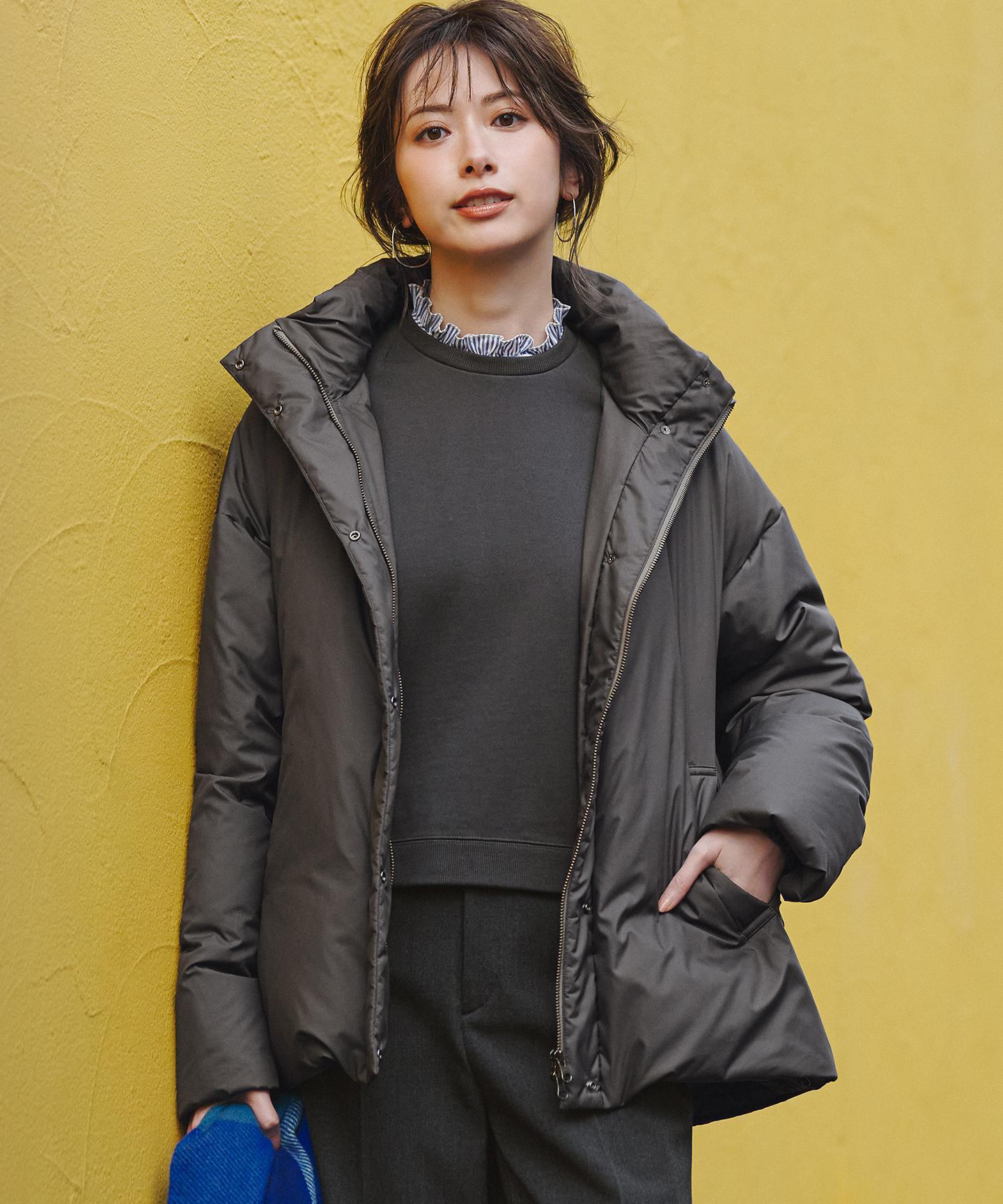 ステッチレス フーデット ダウン