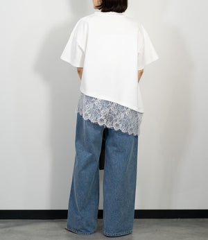 レースドッキングTシャツ