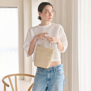 コンビ メッシュ ミニ トートバッグ/かごバッグ