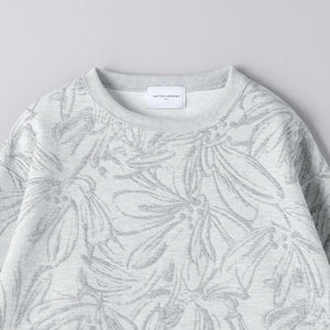 BOTANY ジャガード スウェット プルオーバー