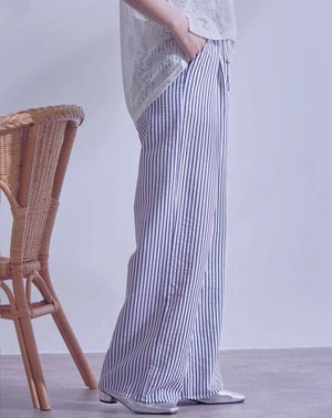 ストライプイージーパンツ
