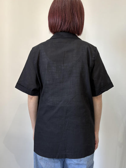リネン半袖ジャケット