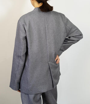 ツイードライクノーカラージャケット
