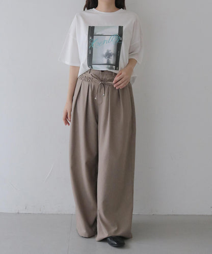 【接触冷感】ラウンドテールフォトTシャツ