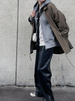 レオパードロゴロングTシャツ