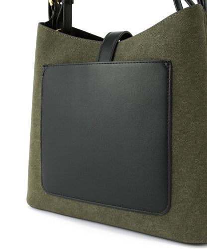 スウェードコンビワンショルダーバッグ