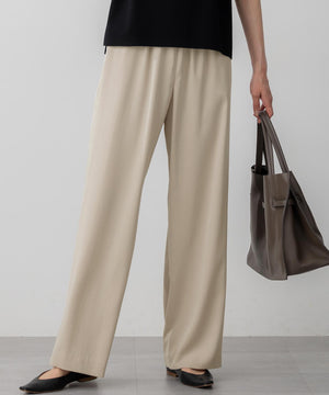 スエーディーサテン ワイド パンツ