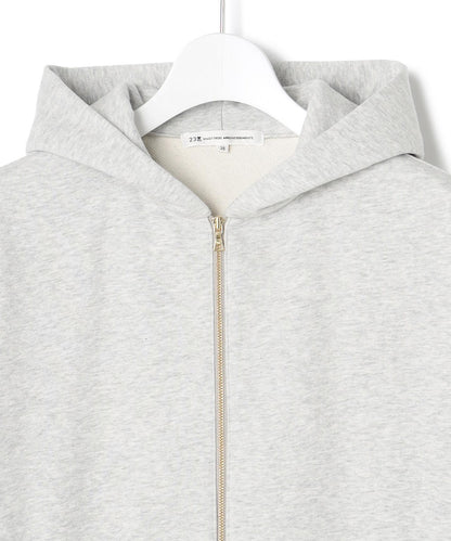 コットンテリー ジップアップ フーディー
