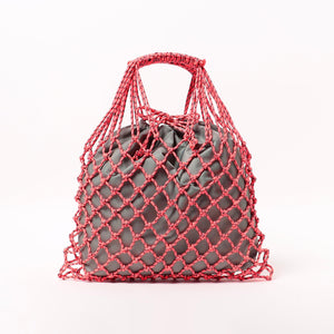 パラコード ネット ショルダーバッグ/かごバッグ