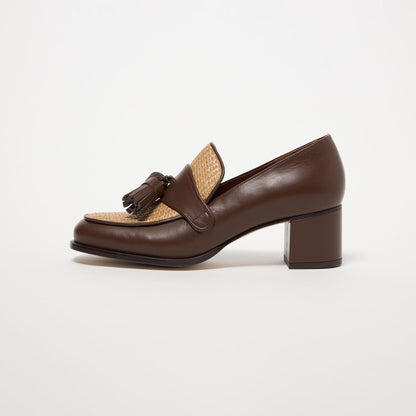 タッセルローファー パンプス50↑