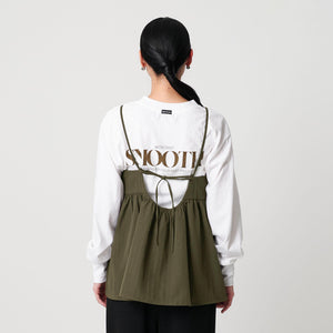 ポリエステルジャガード レイヤードキャミソール