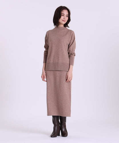 ストレートウールニットスカート