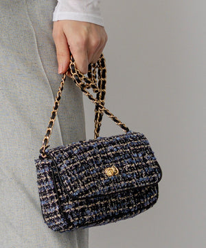 GIOLICA ツイードミニ ショルダーバッグ