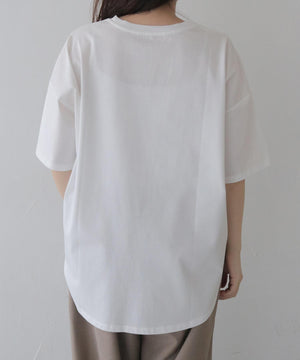 【接触冷感】ラウンドテールフォトTシャツ