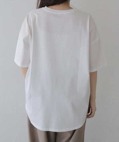 【接触冷感】ラウンドテールフォトTシャツ